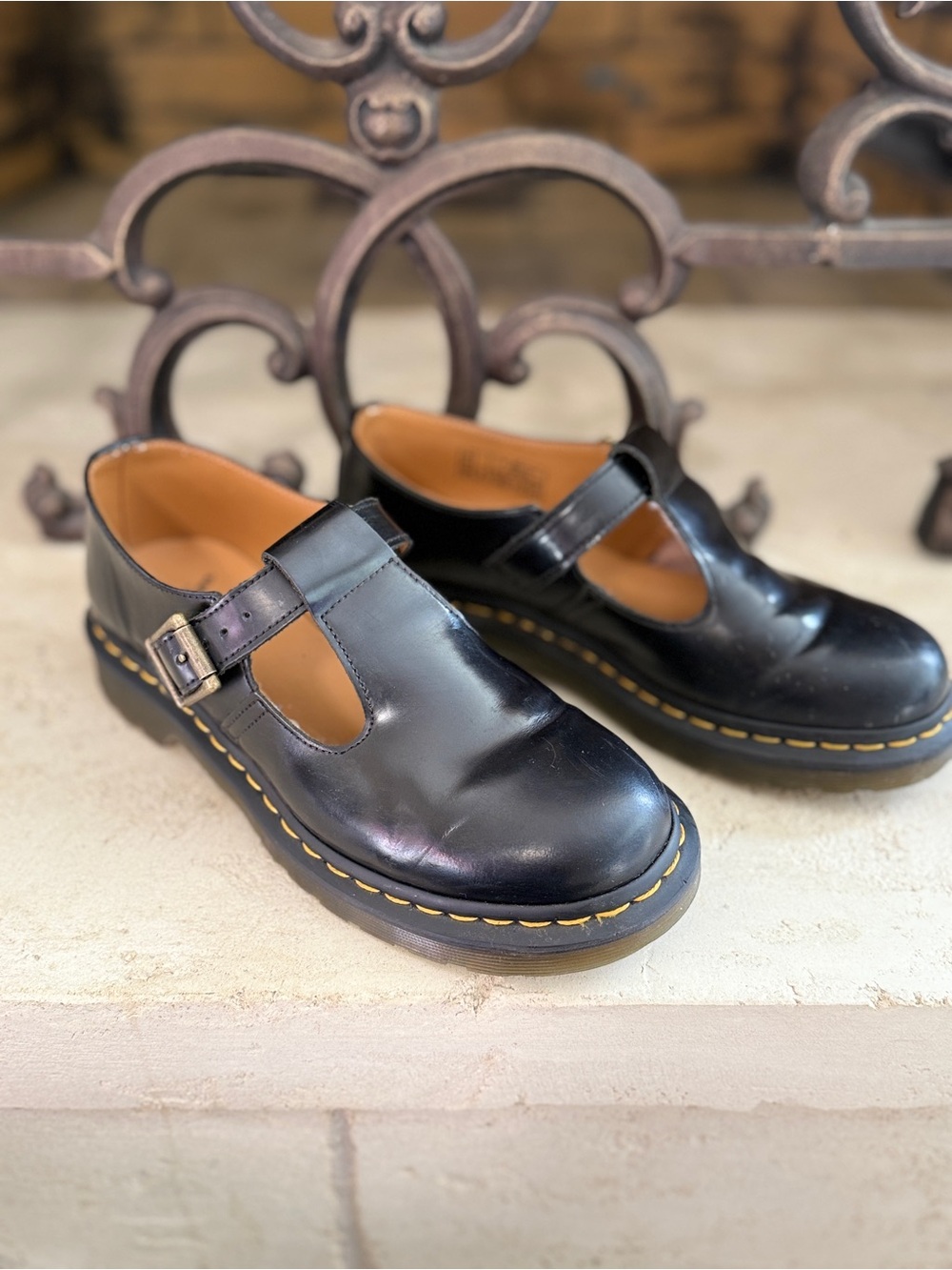 Dr.Martens Polley Smooth Leather Mary Janes US size 8